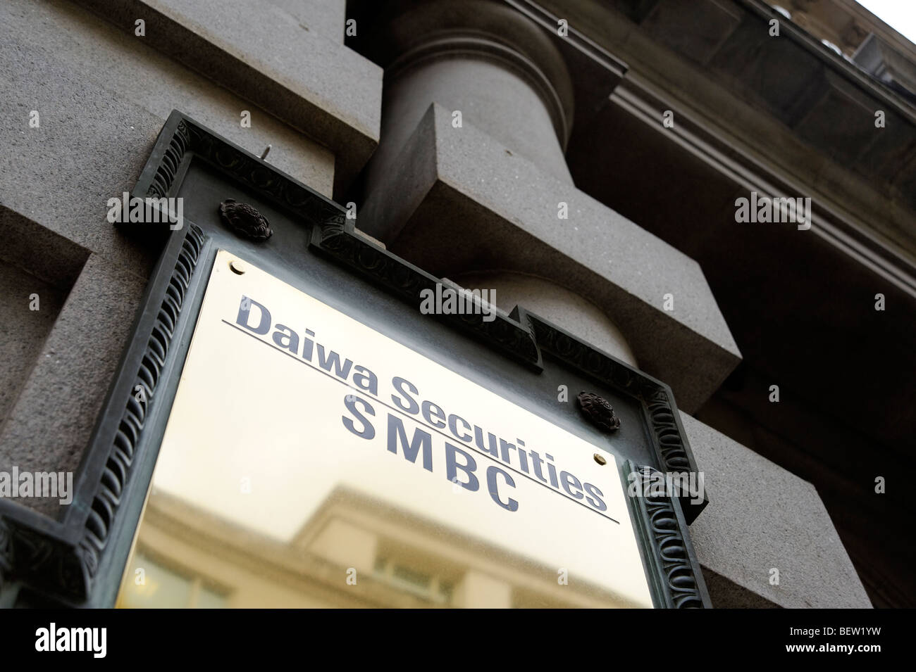Daiwa Securities SMBC banque d'investissement. Londres. La Grande-Bretagne. UK Banque D'Images