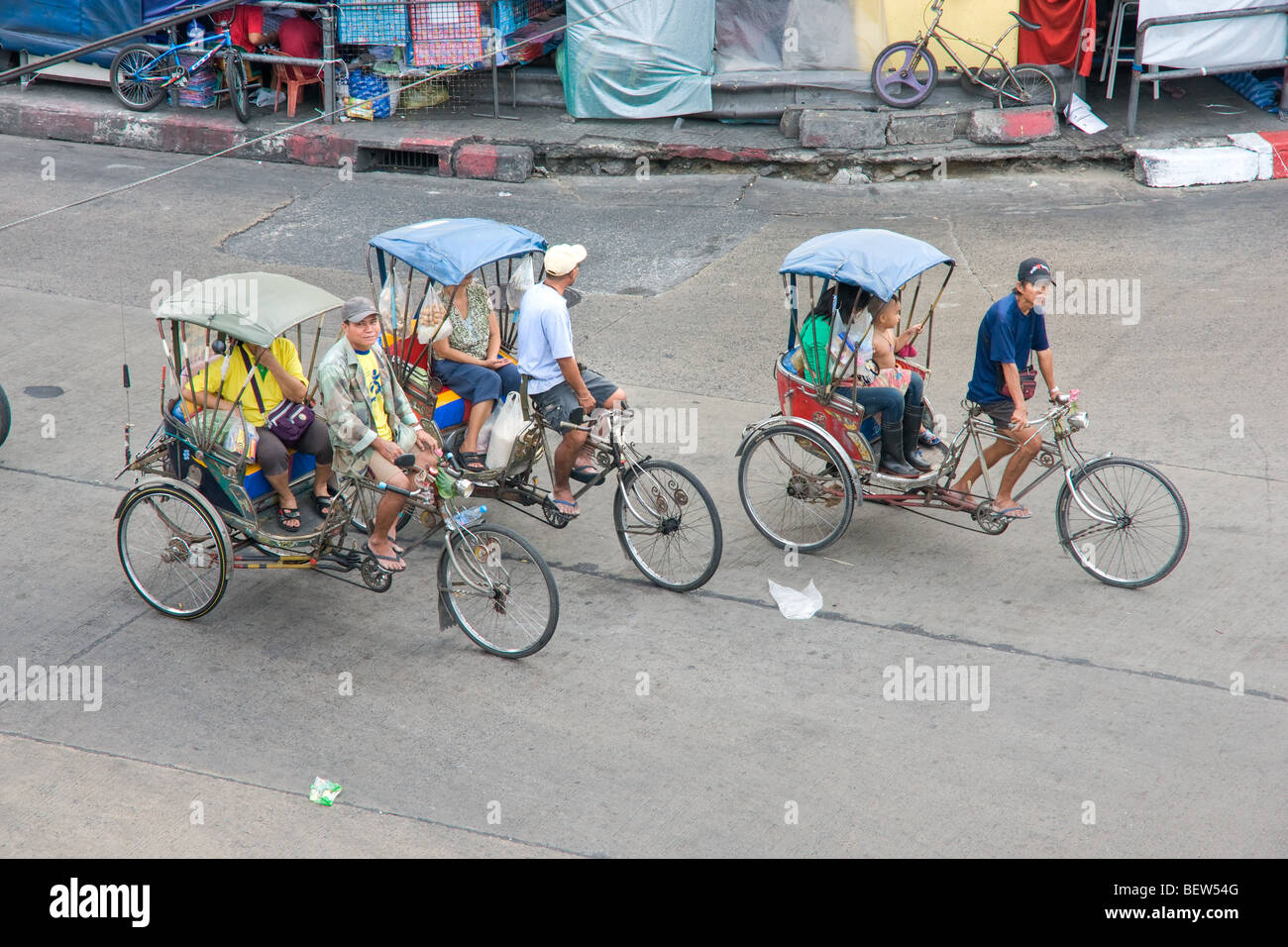 Scène de rue à Bangkok, Thaïlande. Banque D'Images