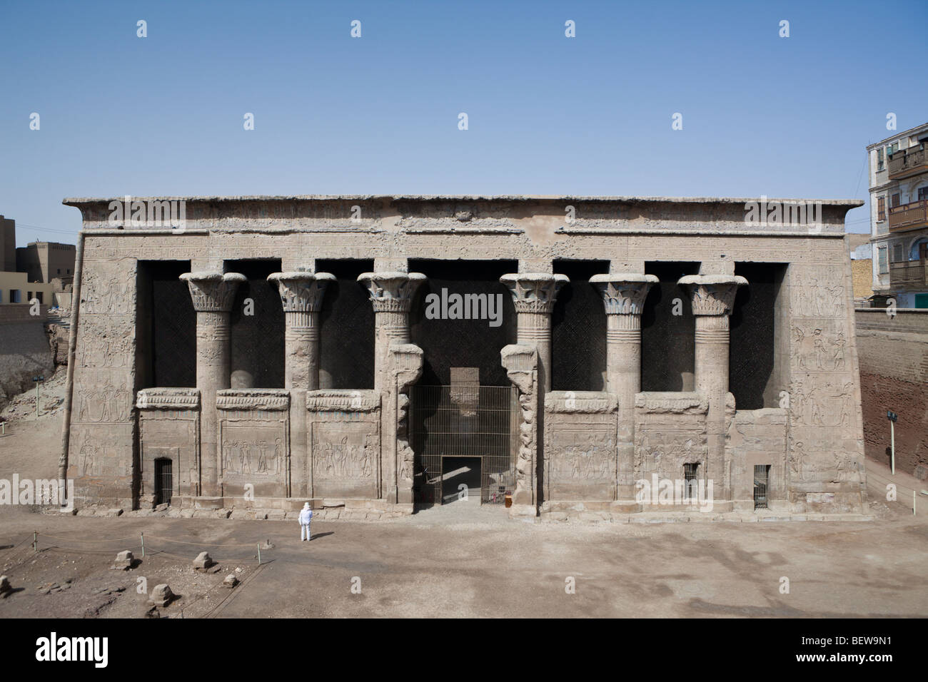 Temple de khnoum à Esna, Esna, Egypte Banque D'Images