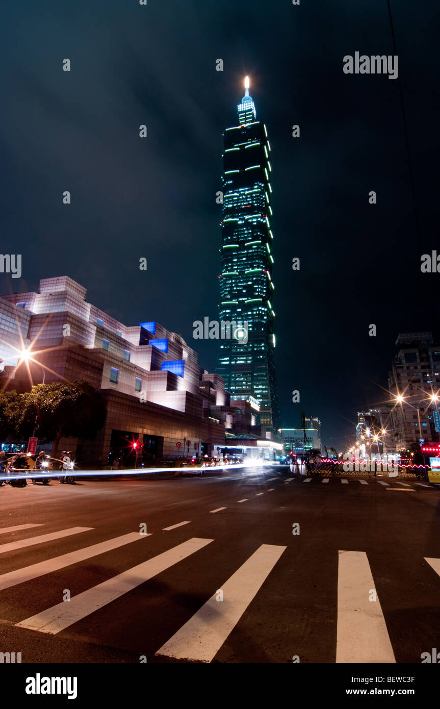 Taipei Financial Center, Taipei 101, Taiwan Taipeh, Banque D'Images