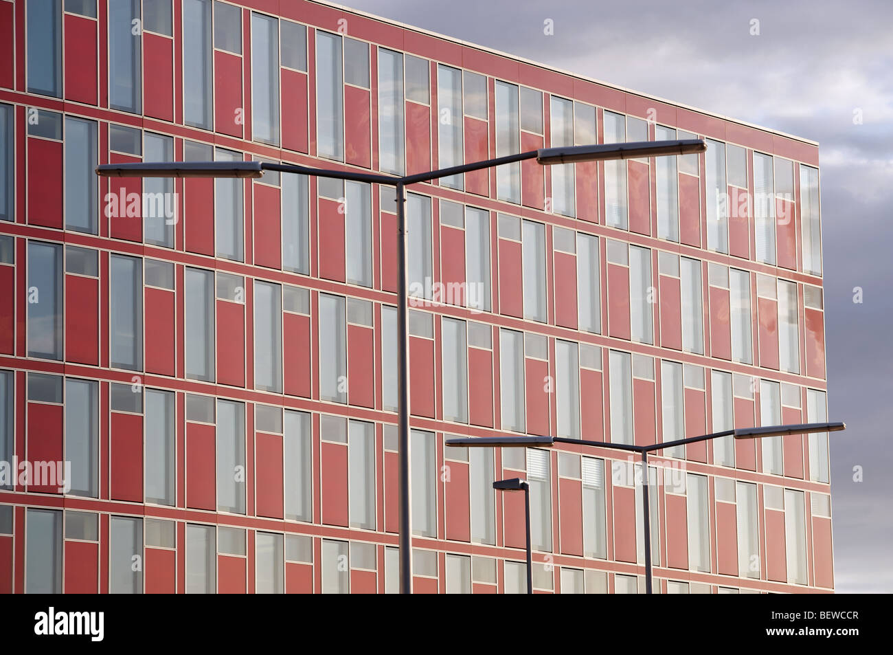 Capircorn Haus, une faible énergie, bâtiment de bureaux commerciaux, Düsseldorf, Allemagne. Banque D'Images