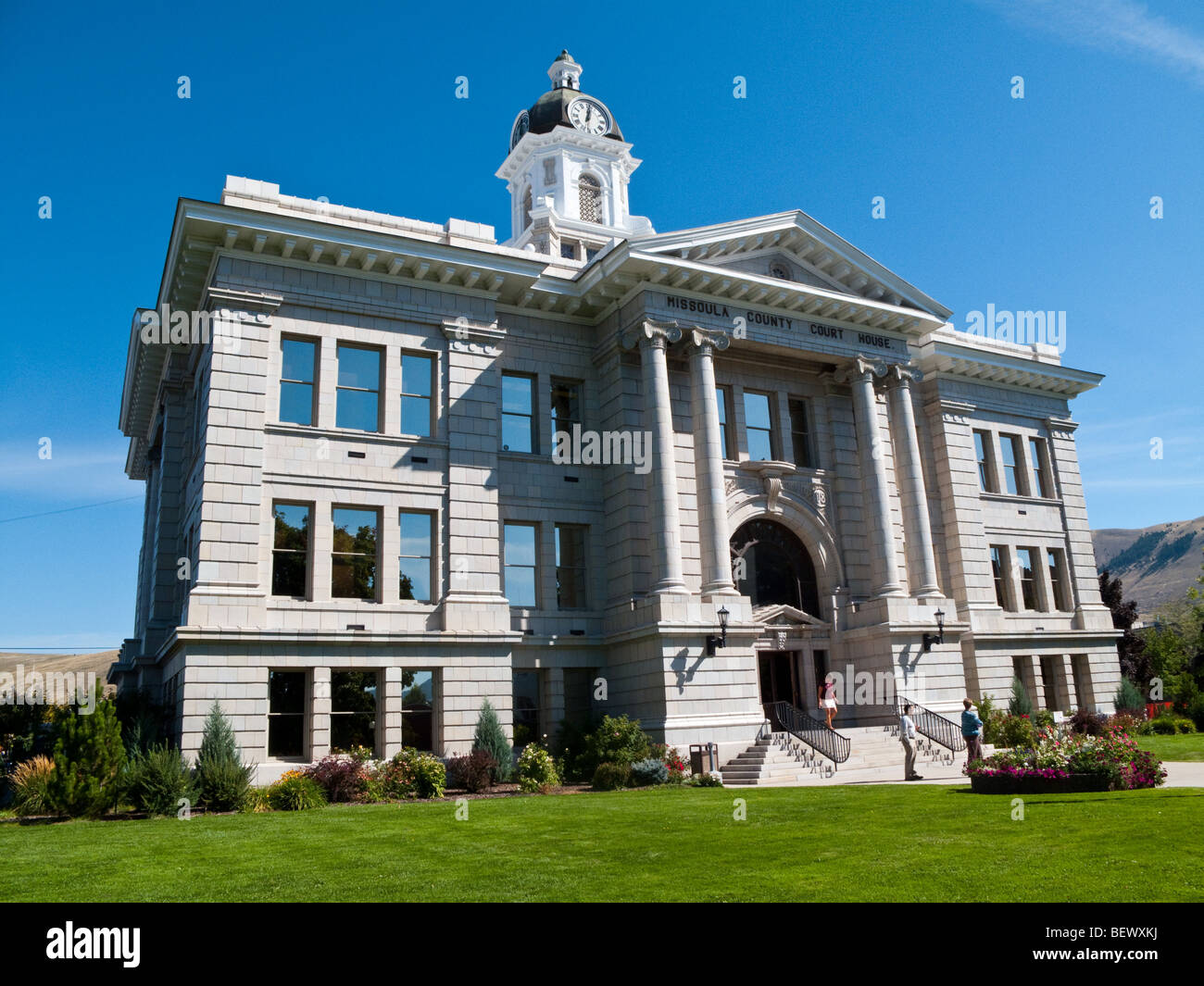 Palais de justice du comté de Missoula, Missoula, Montana Banque D'Images
