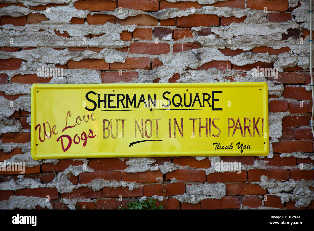 Sherman Square, Coeur d'Alene, Idaho Banque D'Images