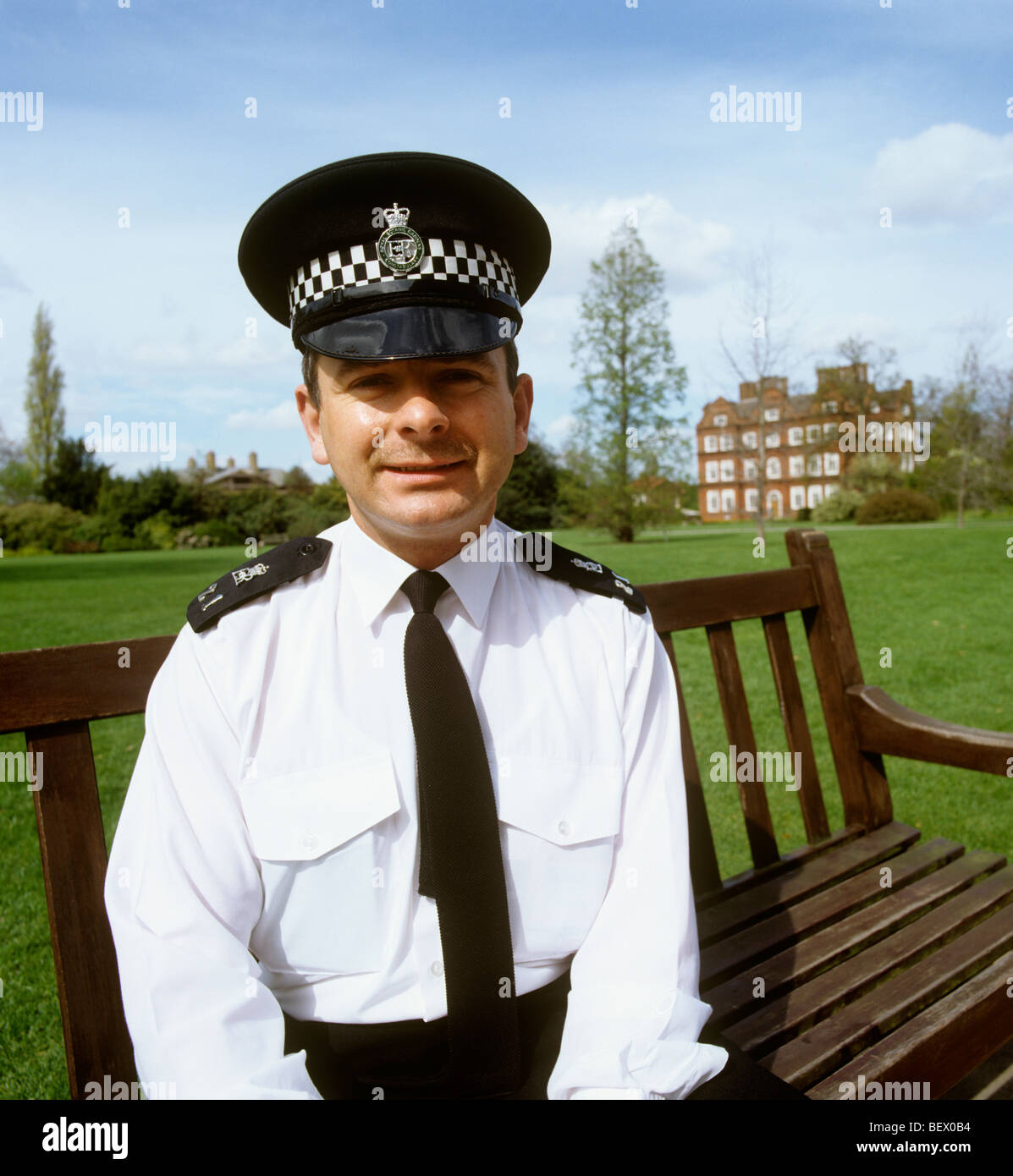 Royaume-uni, Angleterre, Londres, les jardins de Kew C.P. Steve Marsden du Royal Botanic Gardens Constabulary Banque D'Images