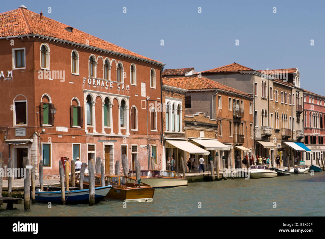 Murano, Venise, Italie, mardi 14 juillet, 2009. Banque D'Images
