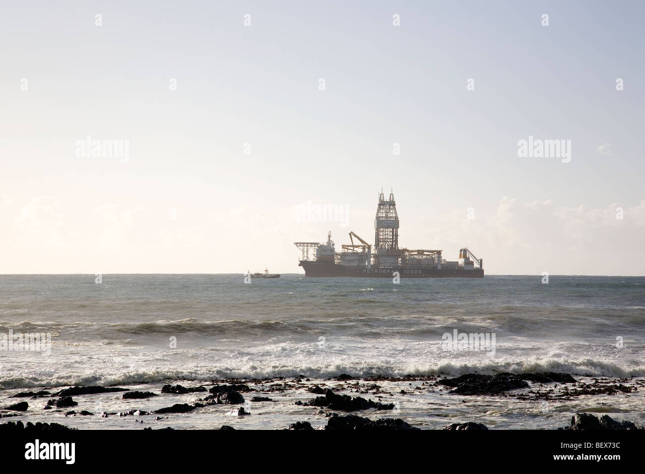 Petrobras 10000 Tanker sur Atlantic Banque D'Images