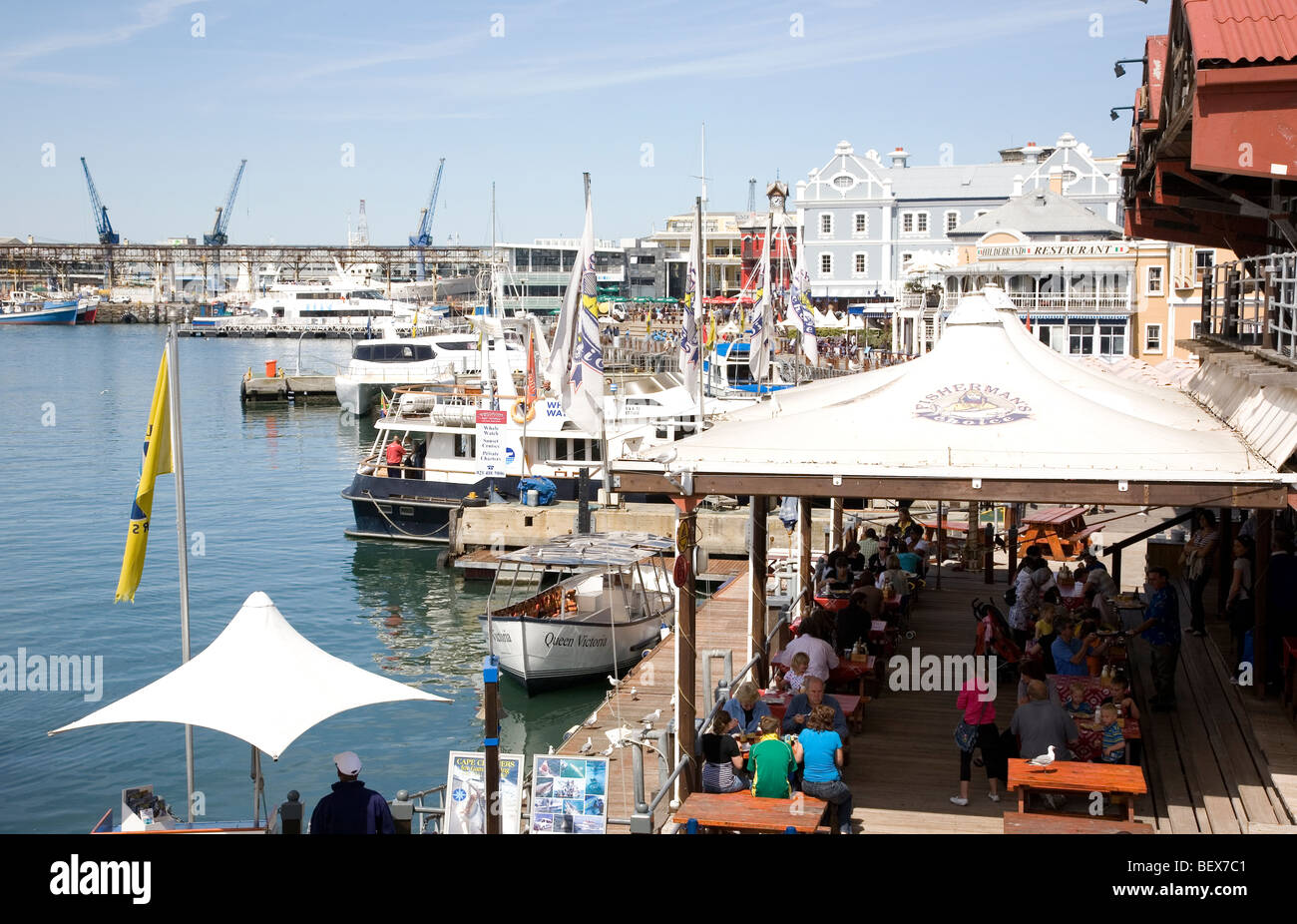 Fisherman's Wharf à Cape Town, Waterfront Banque D'Images