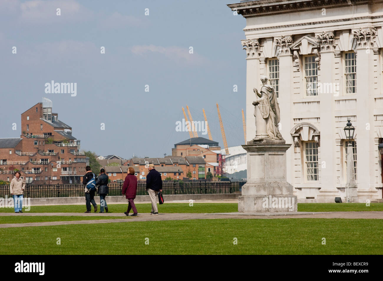 Motifs de l'Université de Greenwich, Londres UK. Banque D'Images