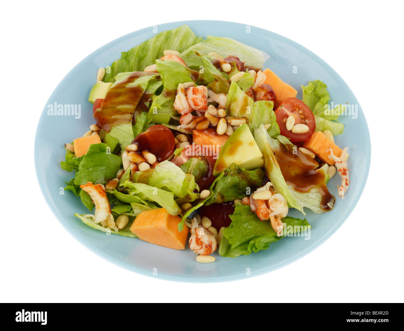 Salade de poissons de Cray Banque D'Images