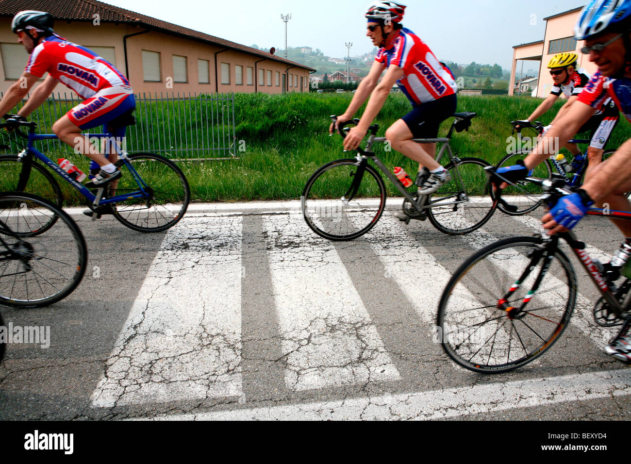 Randonnée à vélo au niveau amateur Banque D'Images