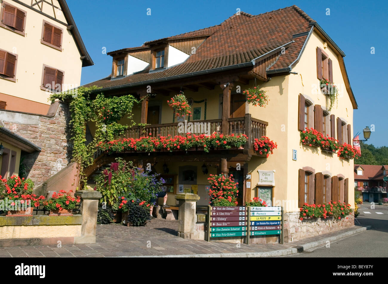 Office de tourisme d'Ottrott - Alsace - France Banque D'Images