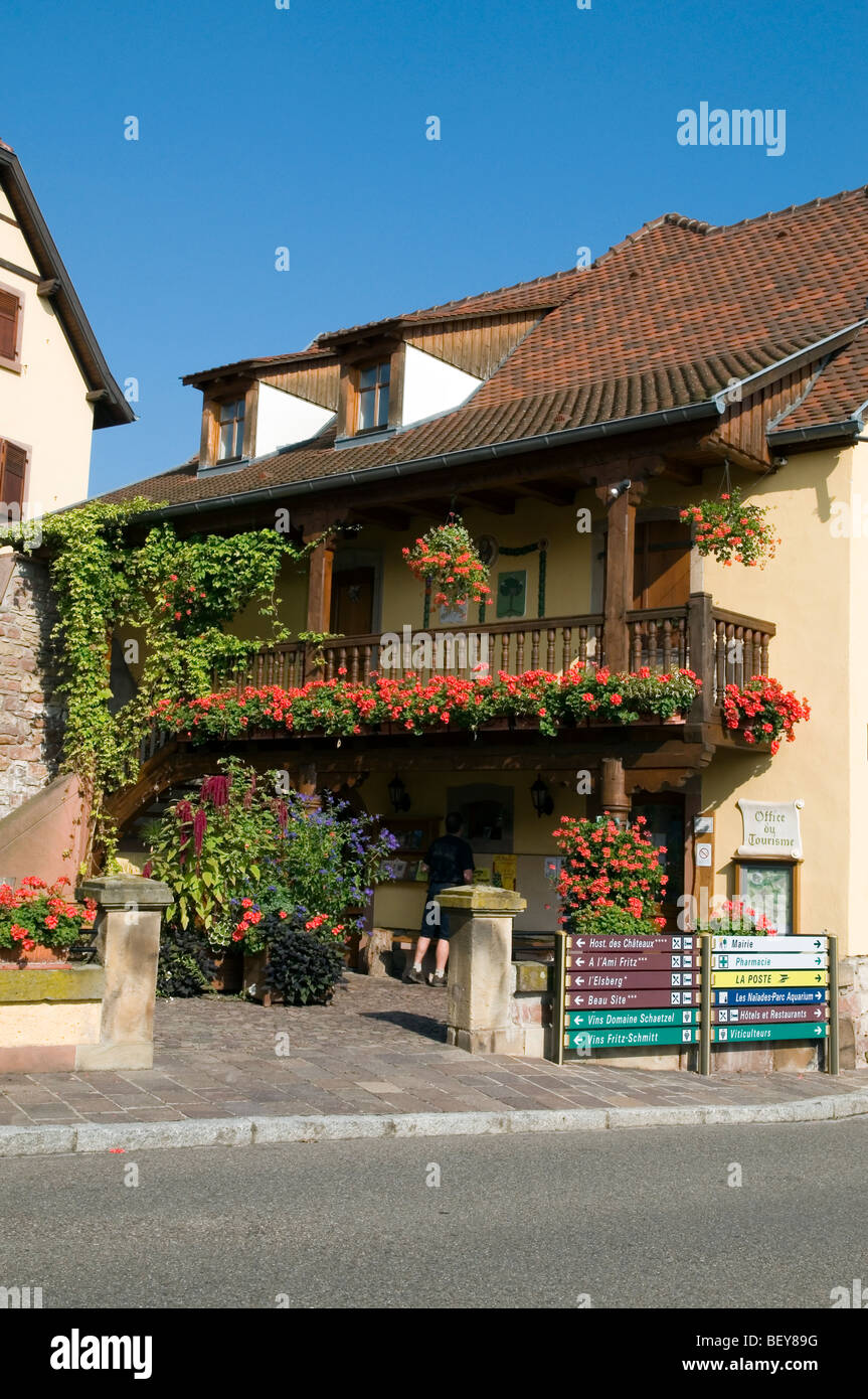 Office de tourisme d'Ottrott - Alsace - France Banque D'Images
