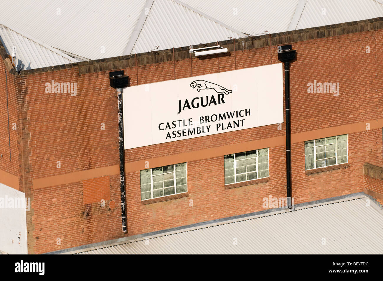 Jaguar Cars factory / usine d'assemblage à Castle Bromwich, Birmingham, West Midlands, England, UK Banque D'Images