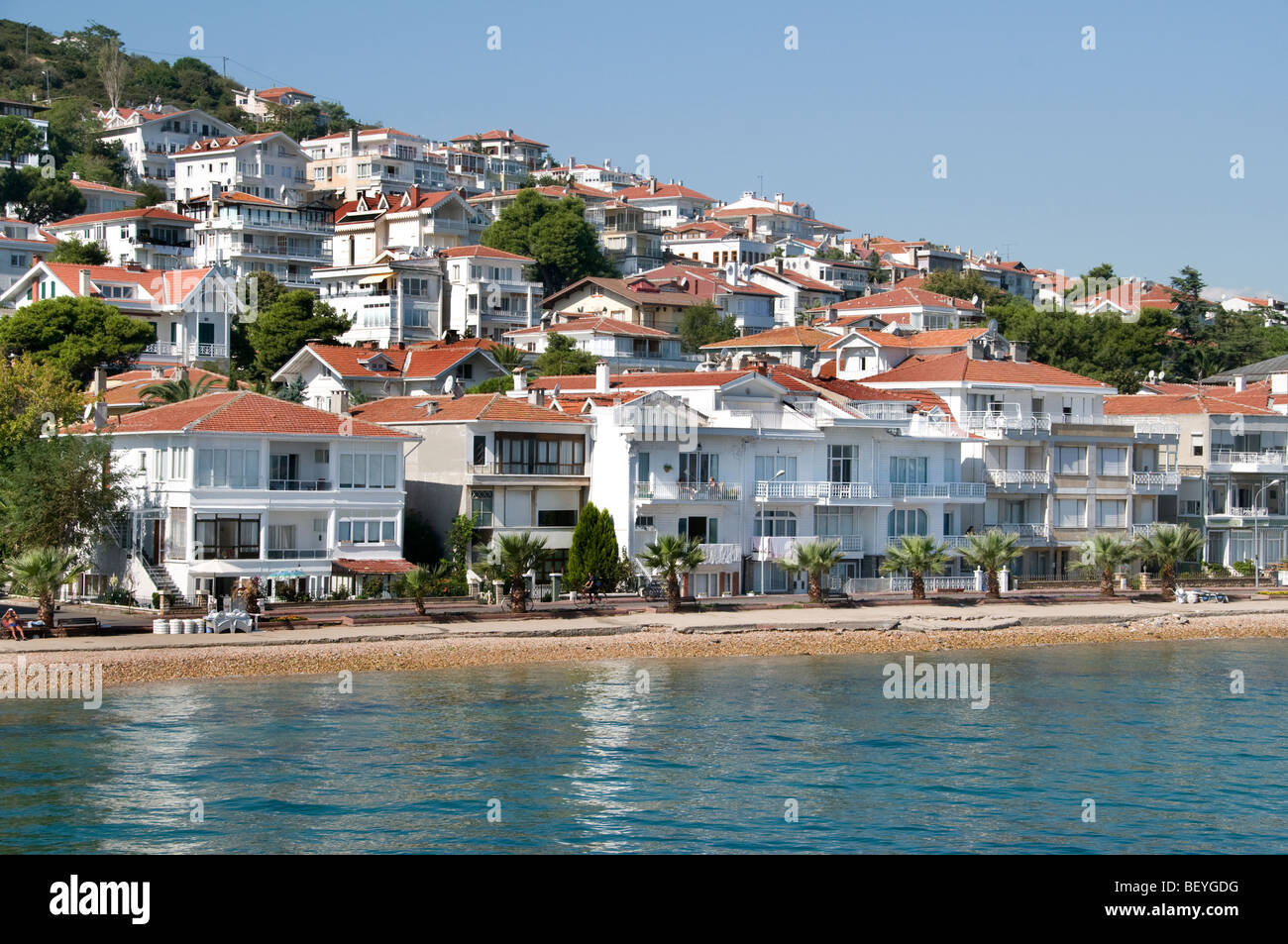 Istanbul Turquie Îles Princes Burgaz Heybeliada Büyükada et. Banque D'Images