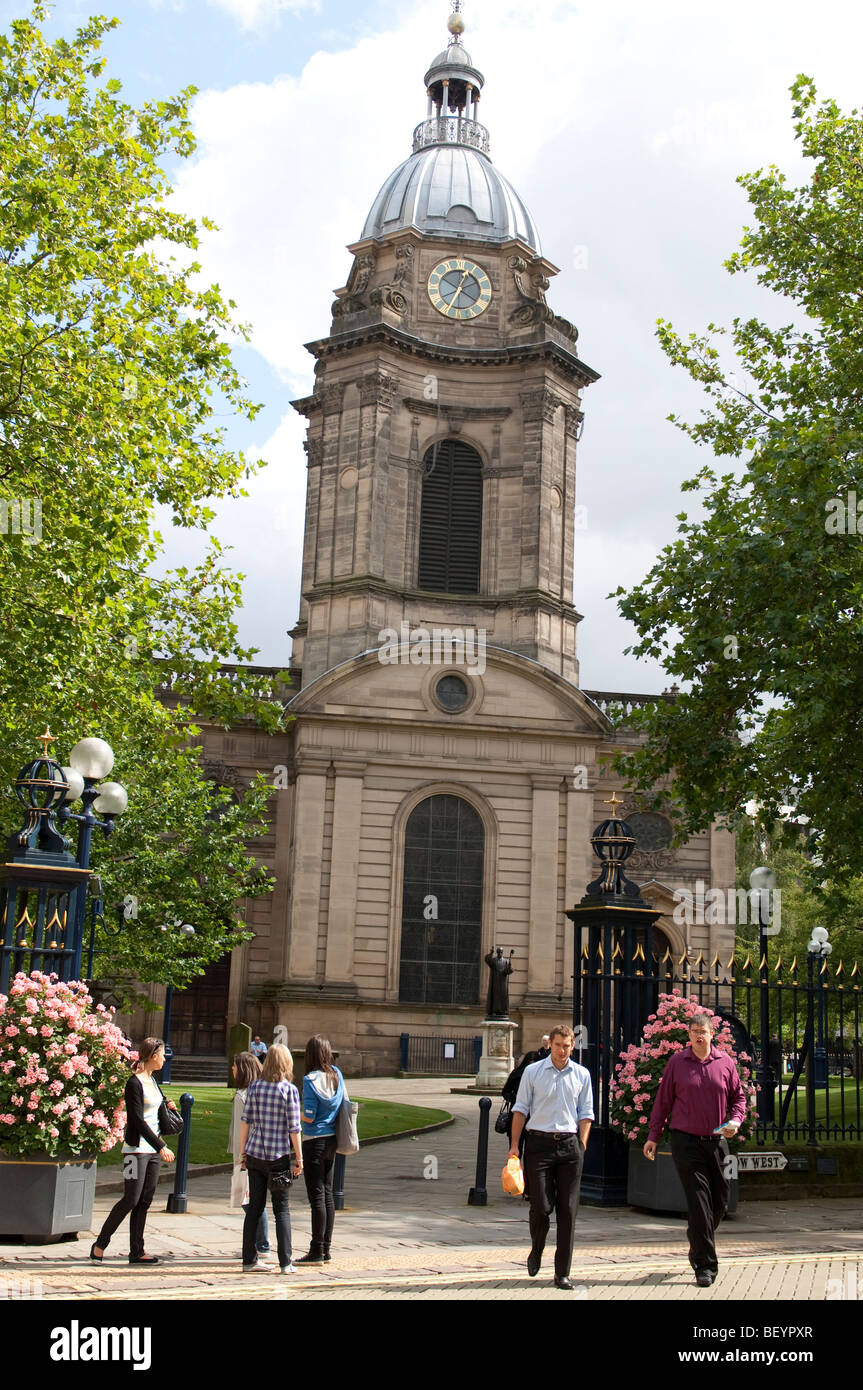 Birmingham cathédrale dédiée à St Philip Banque D'Images