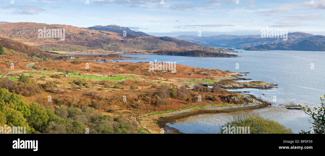 Glenborrodale Ardnamurchan Peninsula sur le seminaire Interreg Juin 2010/1 sur la côte ouest de l'Écosse Argyll. 5460 SCO. Banque D'Images