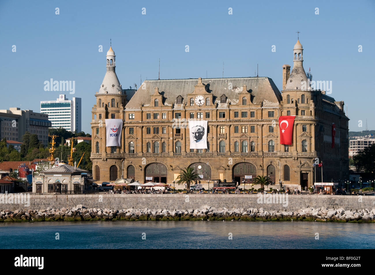 Haydarpasa Istanbul Bosphorus Uskudar Turquie Port Banque D'Images