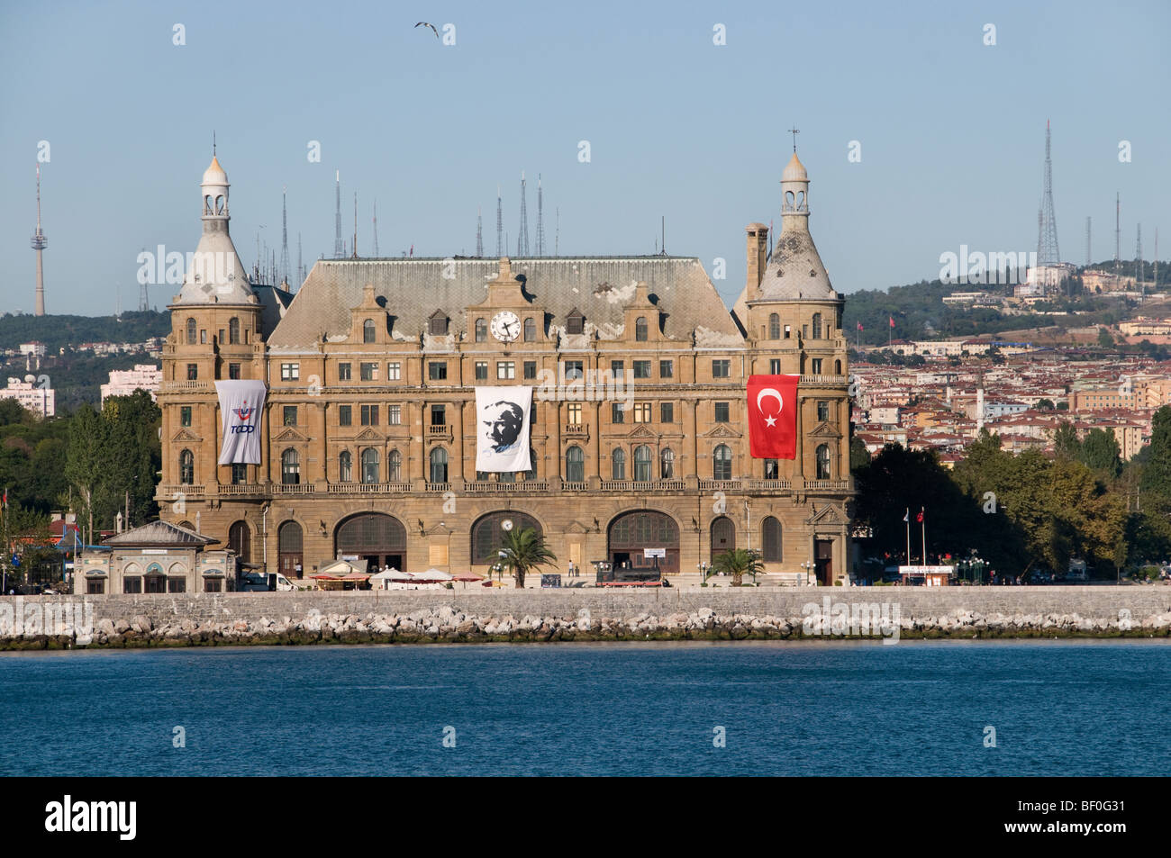 Haydarpasa Istanbul Bosphorus Uskudar Turquie Port Banque D'Images
