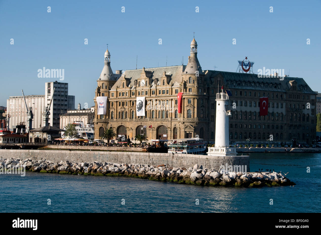 Haydarpasa Istanbul Bosphorus Uskudar Turquie Port Banque D'Images
