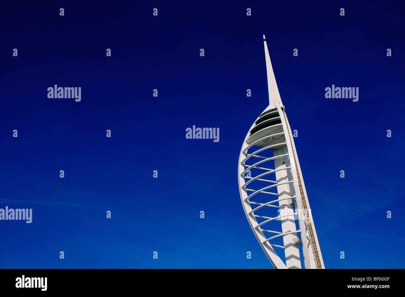 La tour Spinnaker à GUNWHARF QUAYS, Portsmouth, Hampshire, Angleterre Banque D'Images