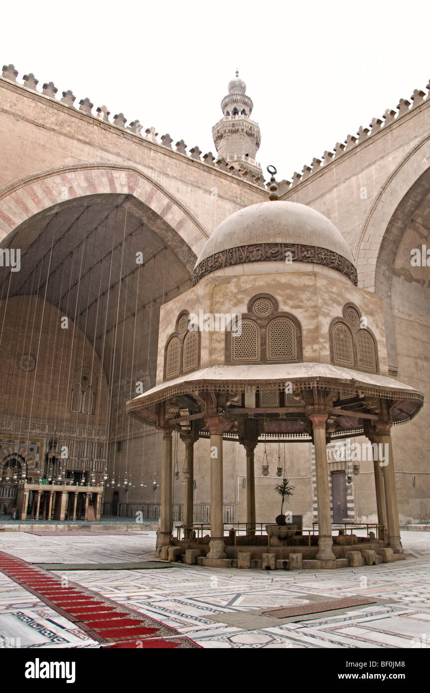 Le Caire Égypte Mosquée Sultan Hassan Islam musulmans arabes Banque D'Images