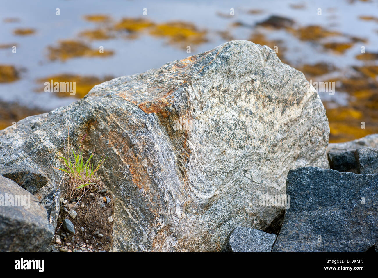 Paysage de la côte près de l'UIG Sands sur l'île de Lewis, en Écosse Banque D'Images