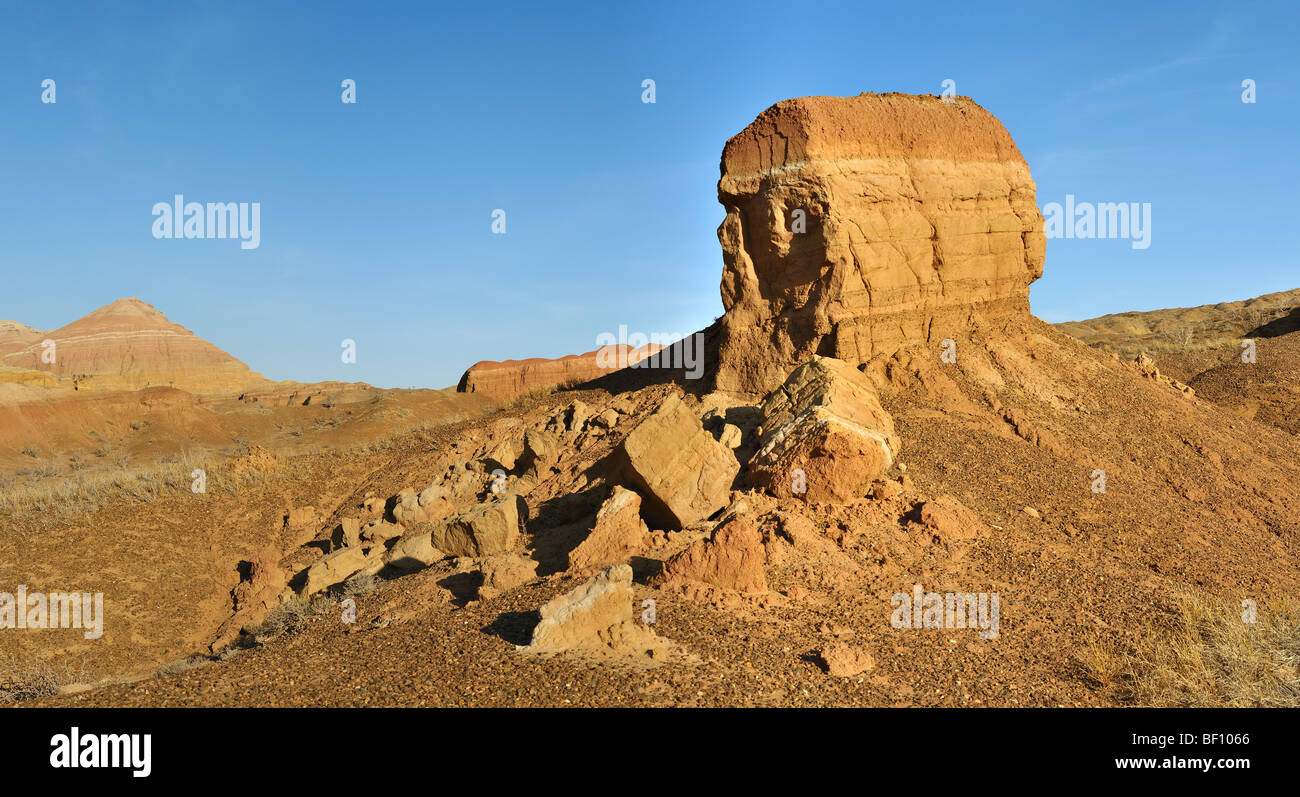 Paysage de l'Altyn Emel National Park, au Kazakhstan Banque D'Images