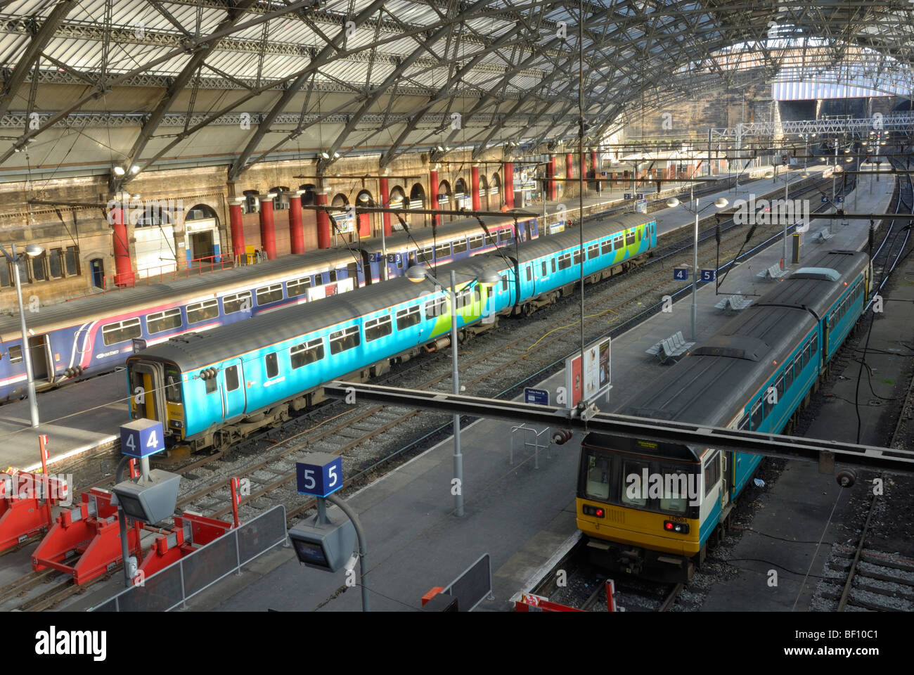 Liverpool Lime Street Station Ferroviaire UK Banque D'Images