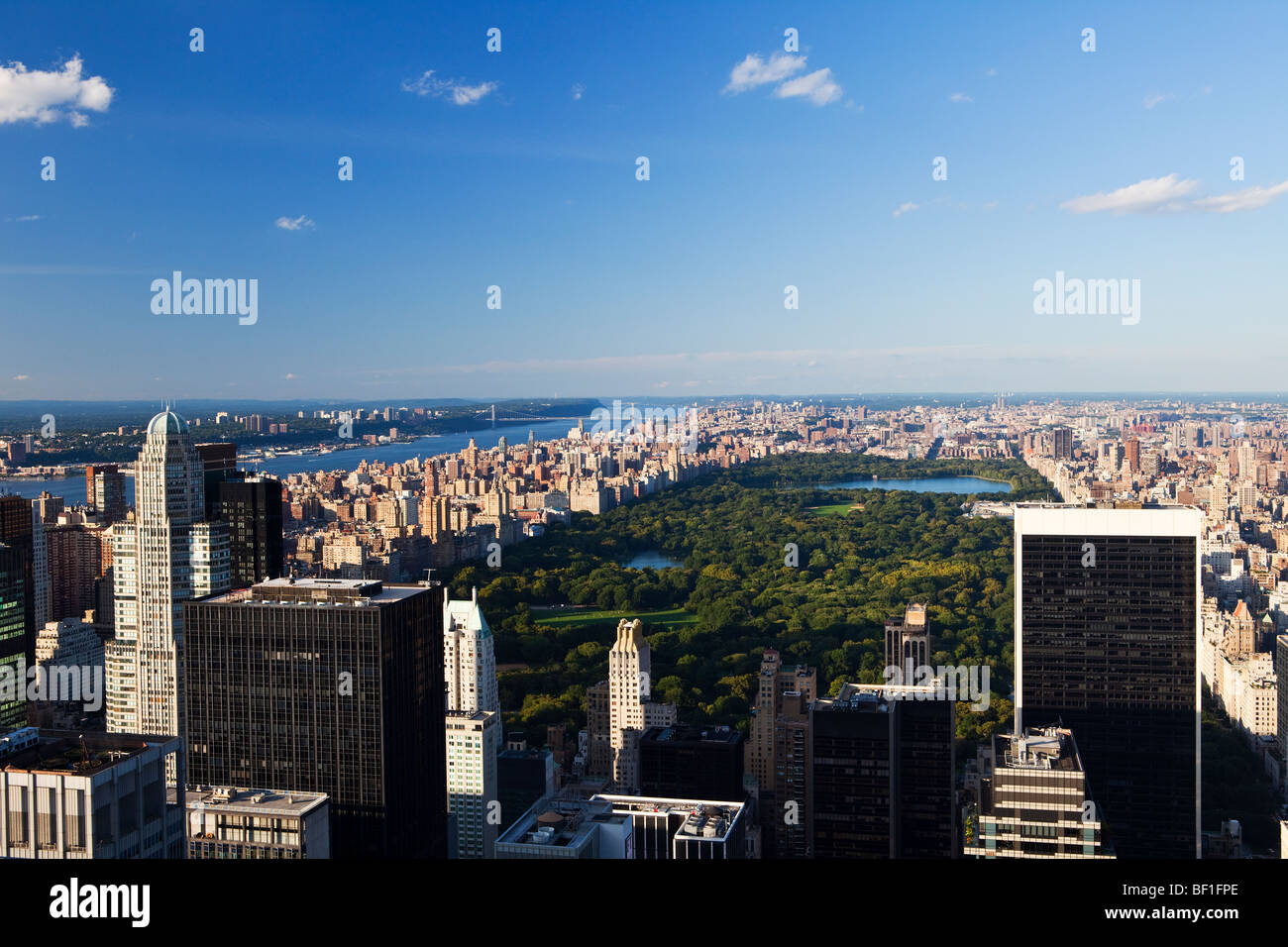 La ville de New York et Central Park Banque D'Images La ville de New York et Central Park Banque D'Images