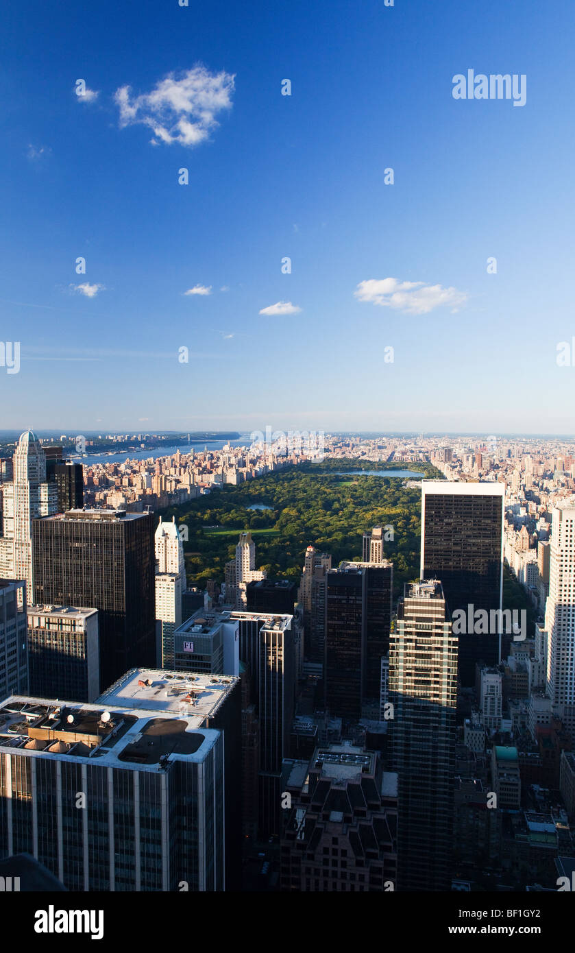 La ville de New York et Central Park Banque D'Images La ville de New York et Central Park Banque D'Images