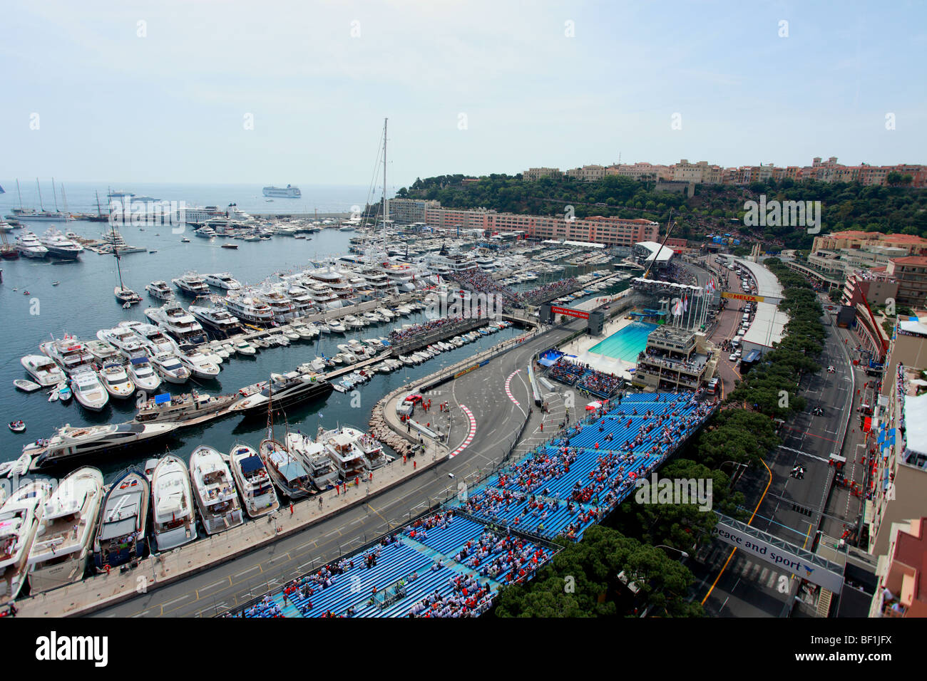 Aperçu de l'étape de Formule 1 Monaco pendant le Grand Prix Banque D'Images