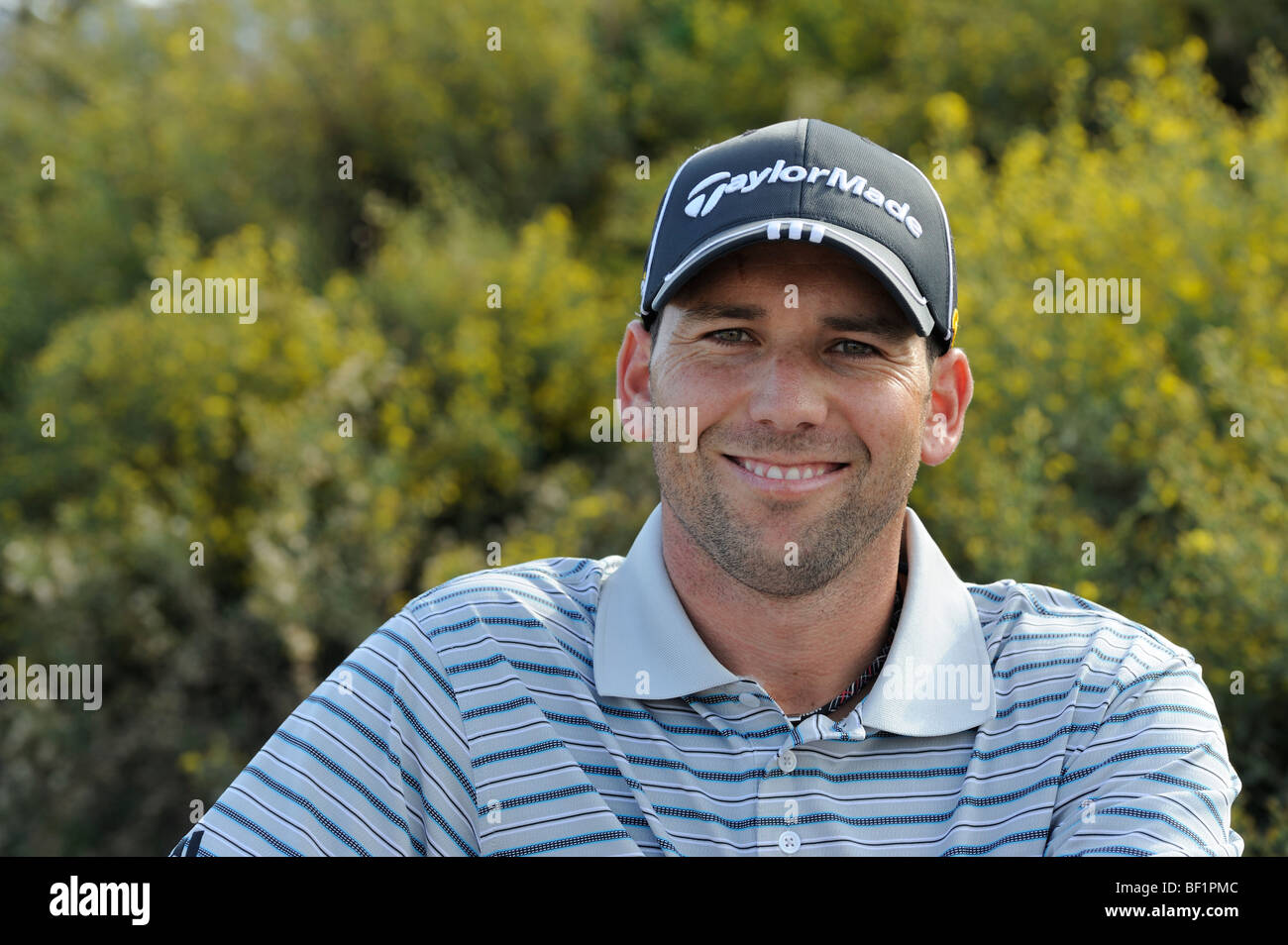 Le golfeur Espagnol Sergio Garcia, Banque D'Images