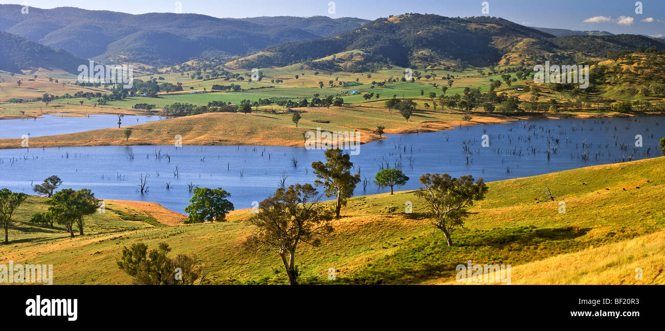 Du lac Hume, Australie Banque D'Images