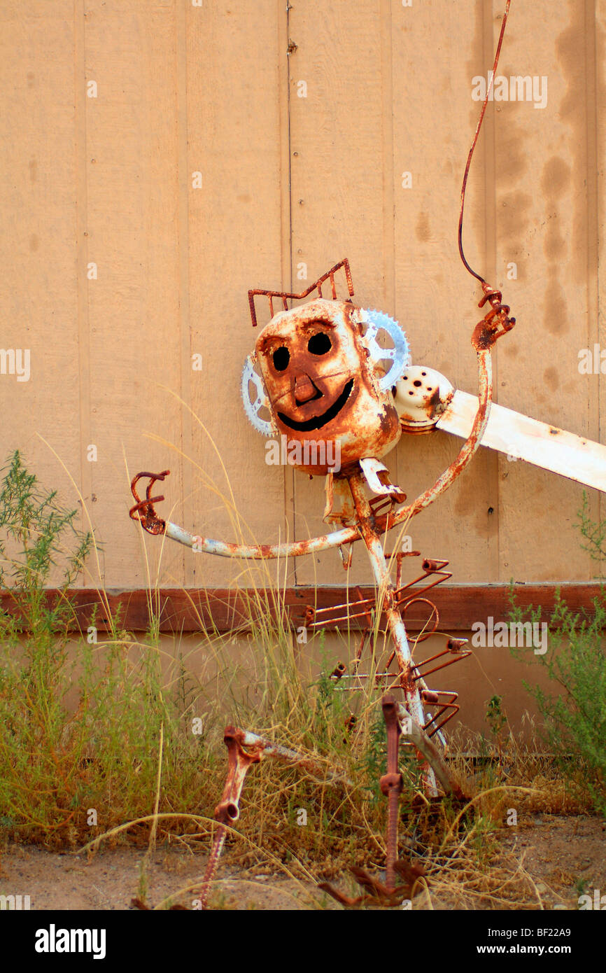 Bord de la route « art". » Banque D'Images