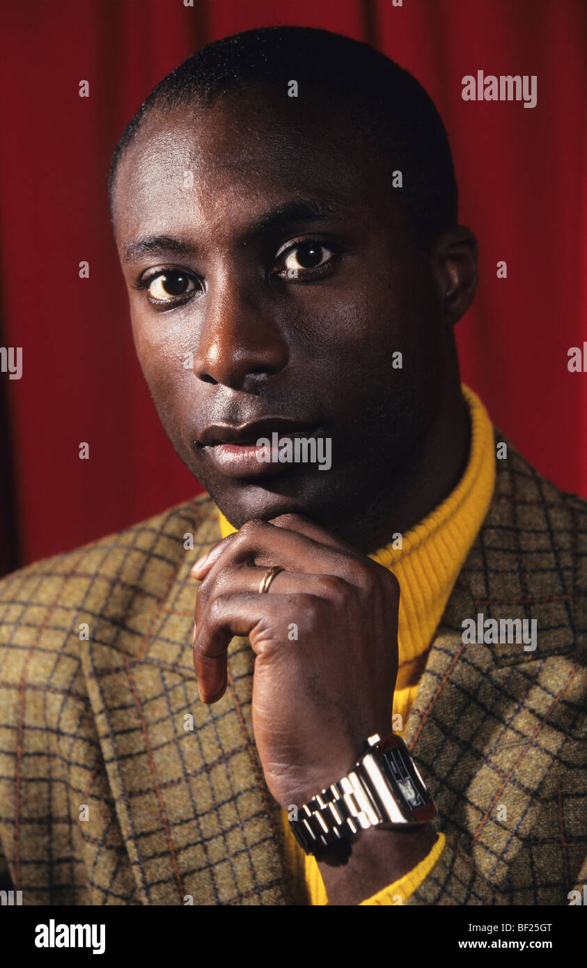 Oswald Boateng, Gentleman's Tailor, London England Banque D'Images