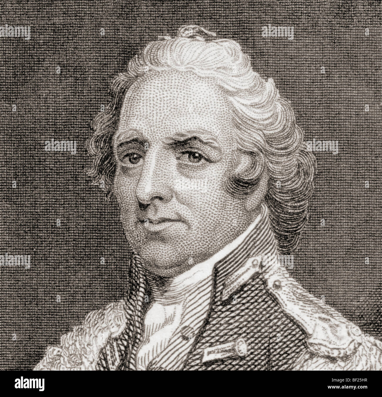 Le lieutenant-général Sir Ralph Abercromby, 1734 à 1801. Lieutenant-général britannique pendant les guerres napoléoniennes. Banque D'Images