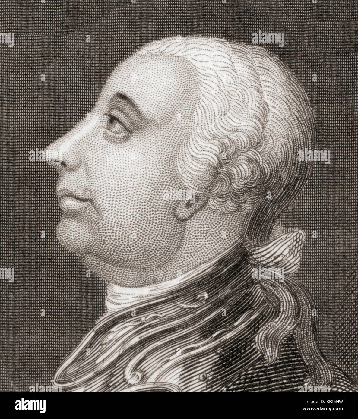 Le général James Wolfe, 1727 à 1759. Officier de l'armée britannique. Banque D'Images