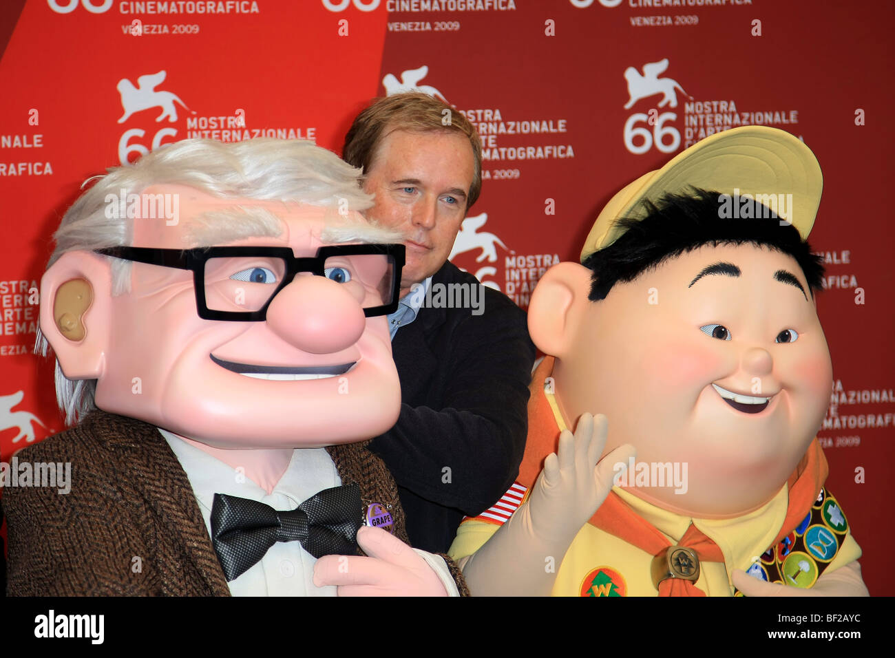 BRAD BIRD GOLDEN LION POUR LES RÉALISATIONS DE TOUTE UNE VIE À JOHN LASSETER.PHOTOCALL.66ème FESTIVAL DU FILM DE VENISE Venise ITALIE 06 Septembre Banque D'Images