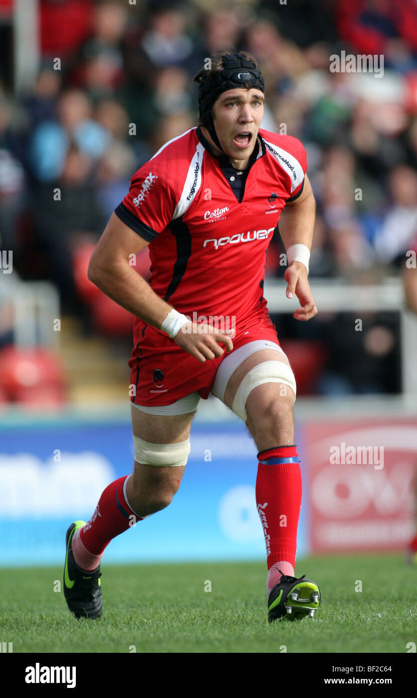 GRAHAM KITCHENER Worcester Warriors RU WELFORD ROAD LEICESTER ANGLETERRE 03 Octobre 2009 Banque D'Images