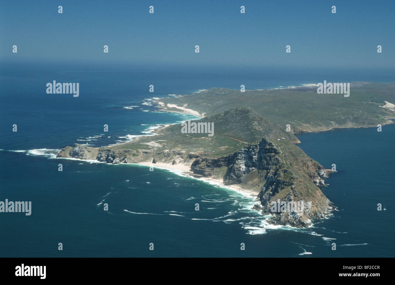 Vue aérienne de la pointe du Cap, Province de Western Cape, Afrique du Sud Banque D'Images