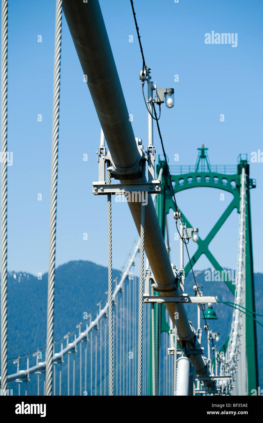 Suspension Bridge à Vancouver (C.-B.) Banque D'Images
