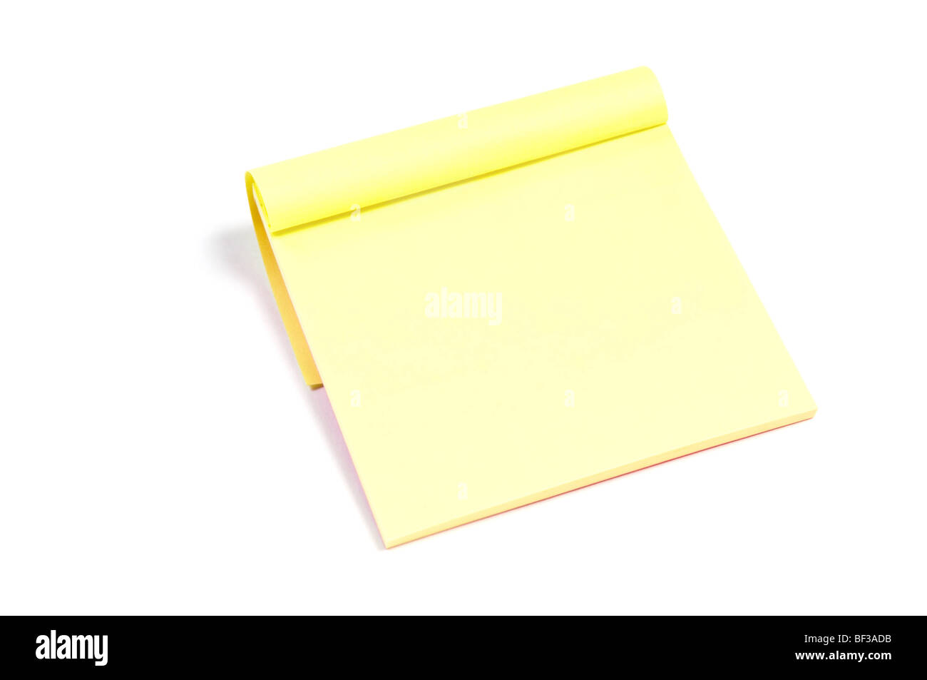 Sticky note pad papier isolated on white Banque D'Images Sticky note pad papier isolated on white Banque D'Images