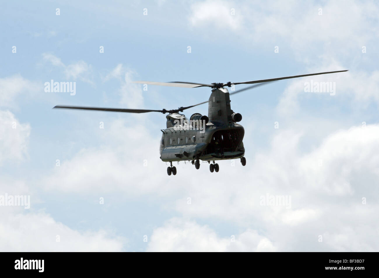 Le Chinook est un support polyvalent et très capable que d'hélicoptère peut être utilisé dans de nombreux environnements différents. Banque D'Images