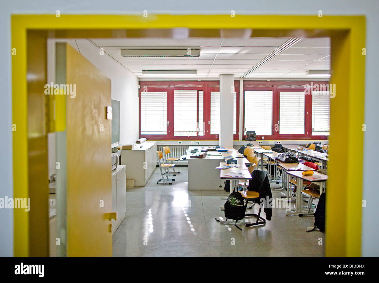 Salle de classe vide Banque D'Images