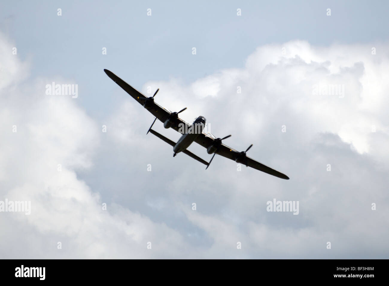 Le célèbre bombardier Avro Lancaster qui a été construit par Avro un avion britannique fabricant. Banque D'Images