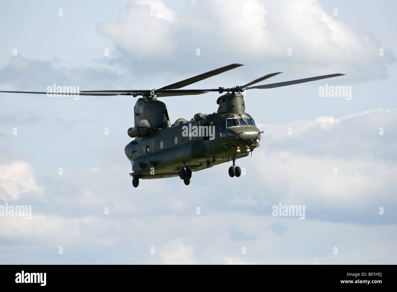 Le Chinook est un support polyvalent et très capable que d'hélicoptère peut être utilisé dans de nombreux environnements différents. Banque D'Images