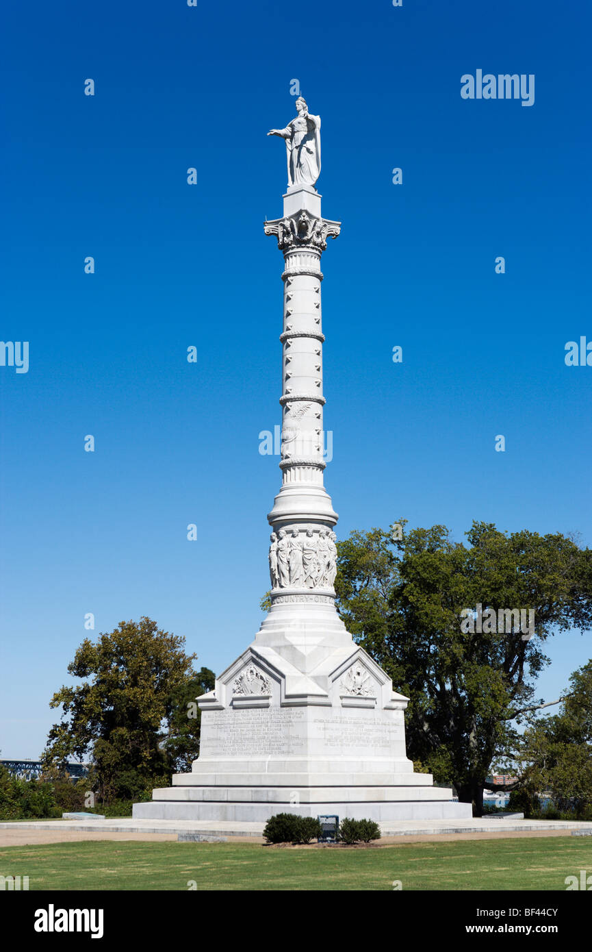 Monument de la victoire de Yorktown, Colonial National Historical Park, Yorktown, Virginia, USA Banque D'Images