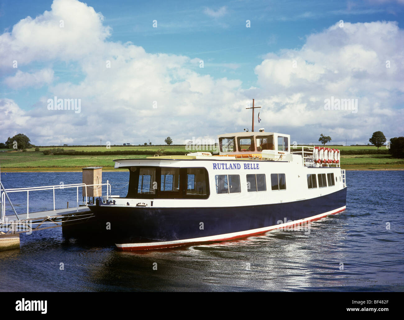 Royaume-uni, Angleterre, Rutland, Rutland Water, bateau d'excursion Belle Rutland Banque D'Images