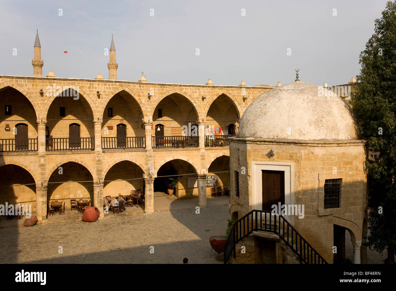 Bueyuek Han, grand caravansérail, Nicosie, Chypre, Grèce, Europe Banque D'Images
