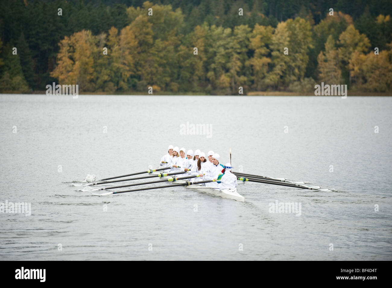 Le relais de la flamme olympique de 2010 a commencé à Victoria, Colombie-Britannique, Canada le vendredi 30 octobre. Banque D'Images